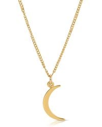 Glamrocks Jewelry - Crescent Moon Necklace - Lyst