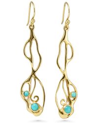 Isla Silver - Handcrafted Vermeil American Drop Earrings - Lyst