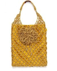 Andreeva - Marigold Handmade Crochet Tote Bag - Lyst