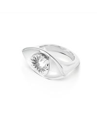 Kasun - 'I On You' Mother Of Pearl Ring - Lyst