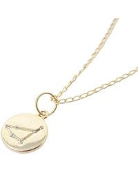 Harfi - Capricorn Plated Constellation Star Map Pendant Charm Necklace - Lyst