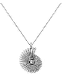 Lee Renee - Ammonite Diamond Necklace - Lyst