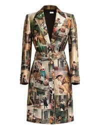 Richa Sharma - Handcrafted Sustainable Art-Print Couture Coat - Lyst