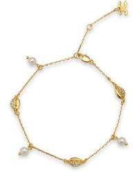 Classicharms - Lucia Shell Whisper Anklet - Lyst