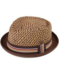 Dasmarca Hats - Dasmarca Max Summer Diamond Crown Lightweight Breathable Straw Porkpie Hat - Lyst