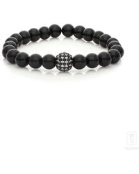 The Jewelz - Neutrals Onyx Essence Bead Bracelet For Gifting - Lyst