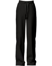 Otthie - Wide-Leg Cosy Knitted Trousers - Lyst