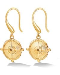 Dower & Hall - True North Talisman Drop Earrings - Lyst