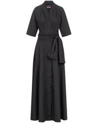 Marianna Déri - Maxi Shirtdress With Detachable Wide Belt - Lyst