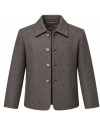 Stovaria - Himalayan Yak Wool Handwoven Jacket - Lyst
