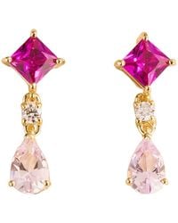 Juvetti - Ori Sapphires & Diamonds Earrings - Lyst