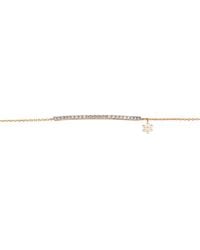 BLOOMTINE | Earth Angel HQ - Illuminess 14K Rose- Diamond Bar Bracelet - Lyst