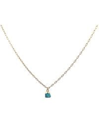 Carolina Benoit - Mini Crystal Irregular Charm Necklace - Lyst