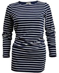 Cove - Long Length Cotton & Stripe Tee - Lyst