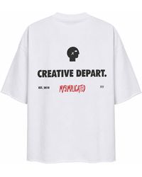 mysimplicated - Oversized T-Shirt With Creative Department Design - Lyst