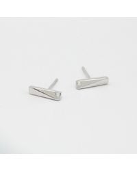 Cier - Flex Diamond Stud Earrings - Lyst
