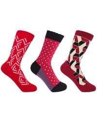 Peper Harow - Made in England - Organic Socks Bundle – Burgundy - Lyst