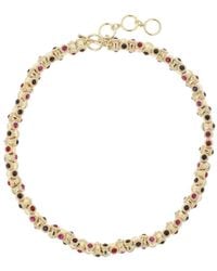 Otazu - Vintage Barrel Necklace Siam - Lyst
