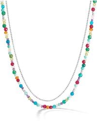 Dower & Hall - Tutti Frutti Orissa Mixed Gemstone Necklace - Lyst