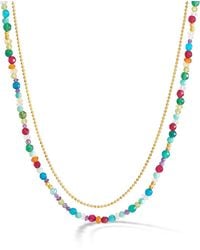 Dower & Hall - Tutti Frutti Orissa Mixed Gemstone Necklace - Lyst