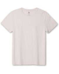 On/Off Essentials - Neutrals Bamboo Crew Neck Tee - Lyst