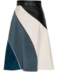 LAHIVE - Harper A-line Multi-color Corduroy Skirt - Lyst
