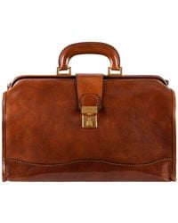 Time Resistance - Small Leather Doctor Bag For - Lyst