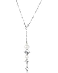 Freqnc Atelier - Ouroboros Pearl Drop Necklace - Lyst