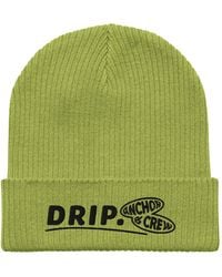 Anchor and Crew - Leaf Drip Gen. Organic Cotton Embroidered Beanie - Lyst