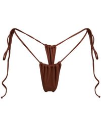 Minimale Animale - Sanctuary Tassel Thong Bikini Bottom - Lyst