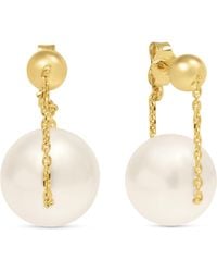 Esterah - Brigitte Pearl Earrings - Lyst