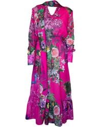 Absurde - Tinguely Midi Dress With Bow - Lyst