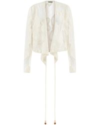Nocturne - Scallop Embroidered Top - Lyst