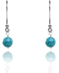 Kaizarin - December Birthstone Drop Earrings - Lyst