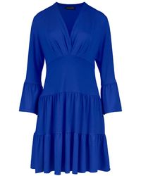 Conquista - Royal Jersey Tiered Dress - Lyst