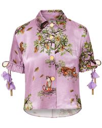 Ashaki - Relaxed Lilac Shanti Tiger Shirt - Lyst