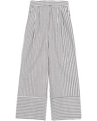 London Atelier Byproduct - Striped Wide Leg Trousers - Lyst