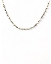 Carolina Benoit - Tiny Hearts Pearl Necklace - Lyst