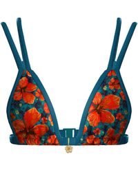 Blackbough Swim - Minna Double Strap Triangle Top Paradise Blooms - Lyst