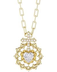 Vanimy - The Sacred Heart Pendant Necklace - Lyst