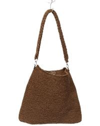 N'Onat - Raffia Crochet Tote Bag In - Lyst