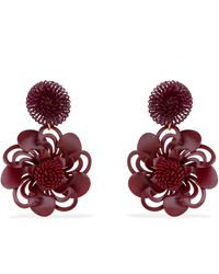 Pats Jewelry - Deep Pompom Flower Earrings - Lyst