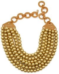 Michael Nash Jewelry - Juliette Multi Strand Worn Resin Necklace - Lyst