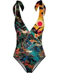 Aloha From Deer - Japanese Heron One Piece Swimsuit - Lyst