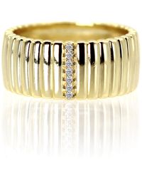 VicStoneNYC Fine Jewelry - Natural Diamond Comfortable Bold Yellow Ring - Lyst