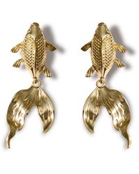 Kybele Studio - Koi Fish Statement Earrings - Lyst