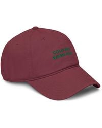 Anchor and Crew - Burgundy Gustatory Cold Brew Warm Heart. Cotton Embroidered Cap - Lyst