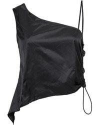 Audrey Vallens - All-Gen Asymmetric Top With Elastic Gather - Lyst