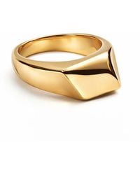 ADIBA - Eclipse Stainless Steel Chunky Ring - Lyst