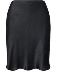 NOT JUST PAJAMA - Flowy Silk Jacquard Mini Skirt - Lyst